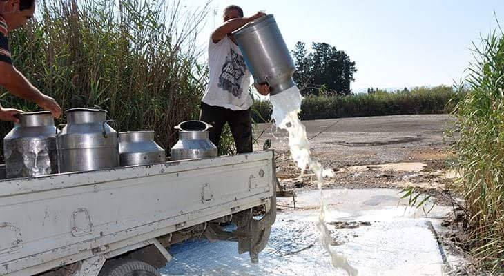 Fiyatı yüzünden sütlerin sokağa dökülmesi tepkilere neden oldu