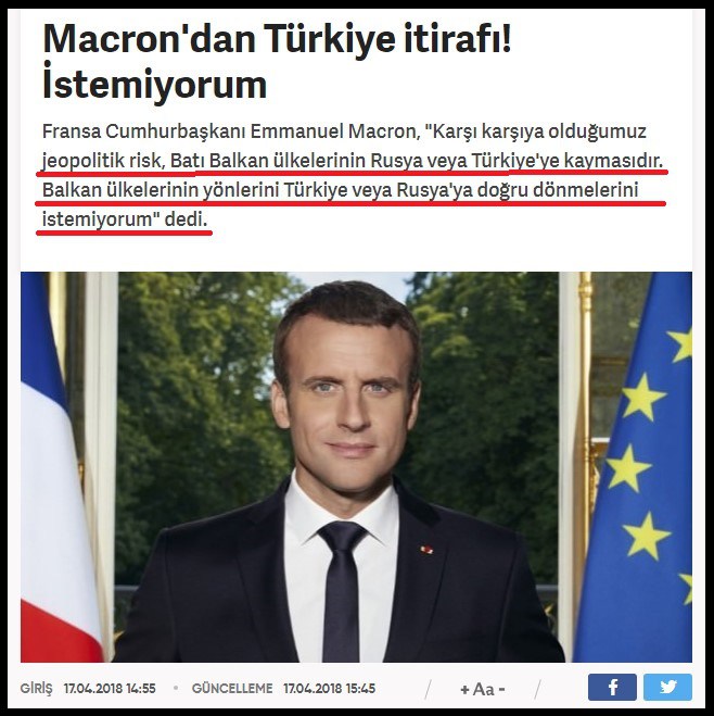 Macron Balkanlar