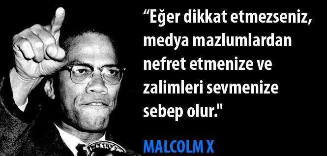 Büyük şehid Malcolm X'in hayatından kareler