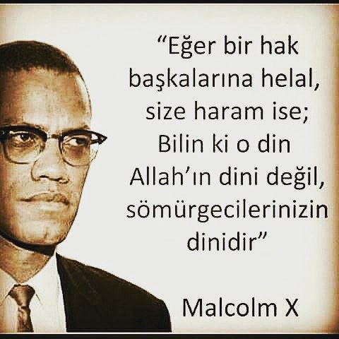 Büyük şehid Malcolm X'in hayatından kareler