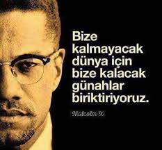 Büyük şehid Malcolm X'in hayatından kareler