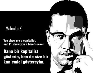 Büyük şehid Malcolm X'in hayatından kareler